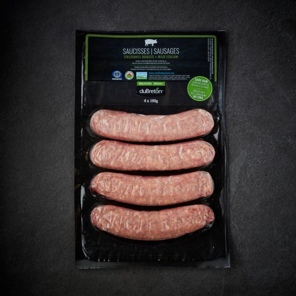 DuBreton Organic Mild Italian Sausages