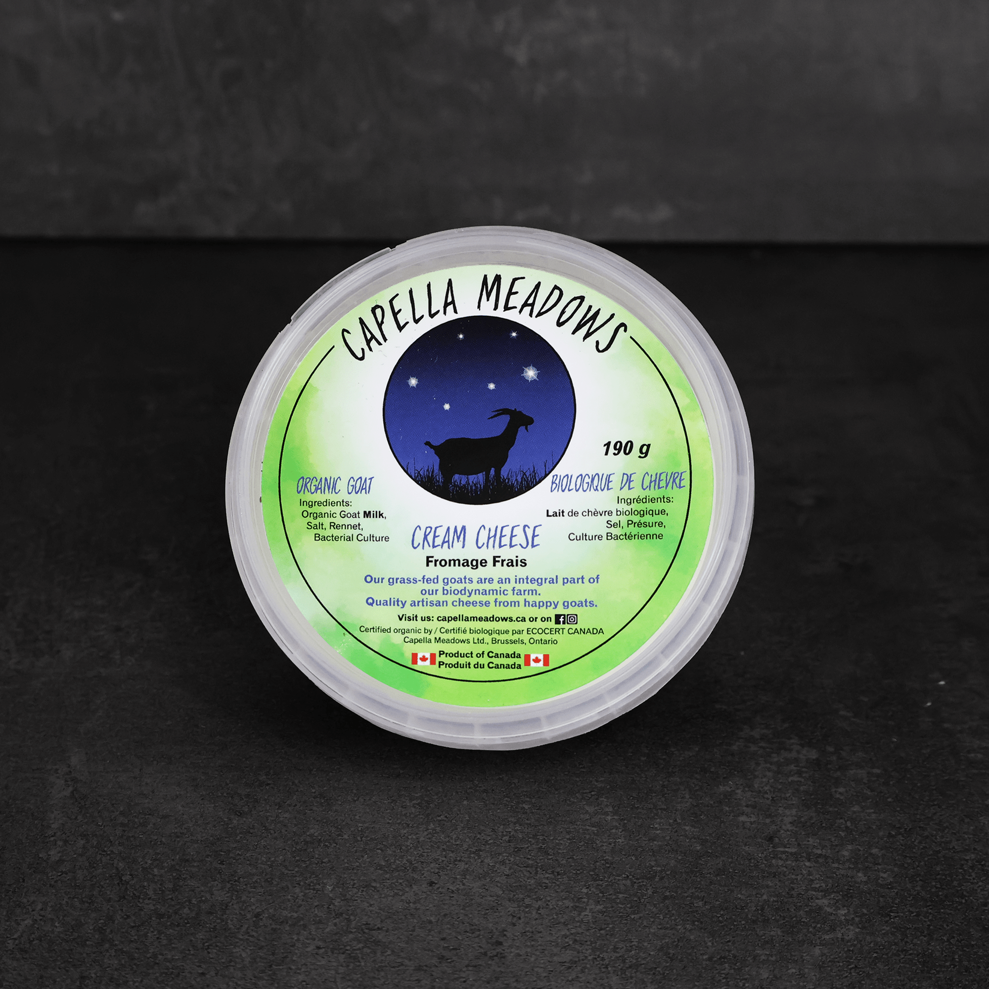Chevre Cream Cheese Organic - Capella Meadows