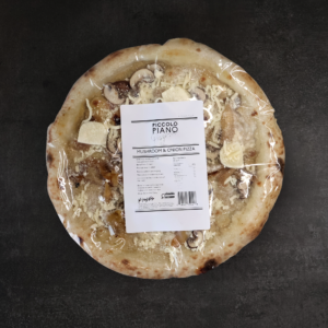 Pizza Mushroom and Carmelized Onions - Piccolo Piano