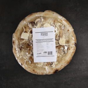 Pizza Mushroom and Carmelized Onions - Piccolo Piano