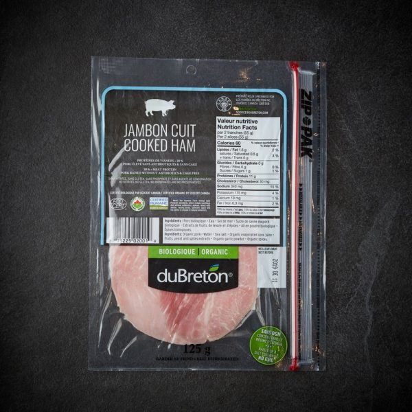 DuBreton Organic White Ham Sliced