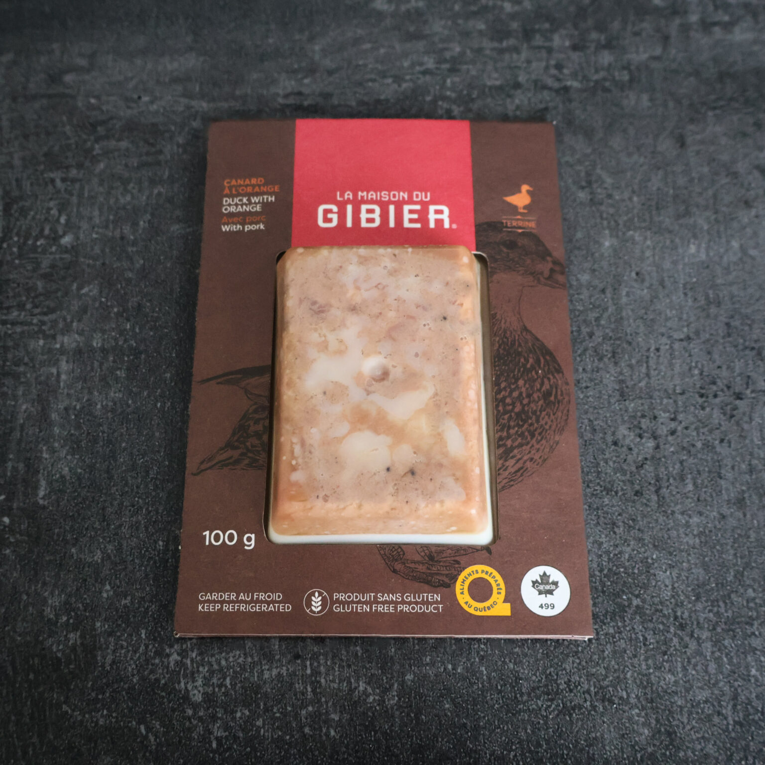 Duck & Orange Terrine - La Ferme Black River Game Farm
